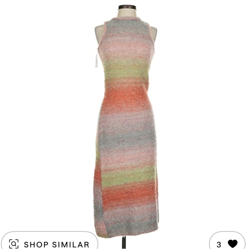 NWT Find Me Now Sweater Dress XS/S Recycled Materials Boho
